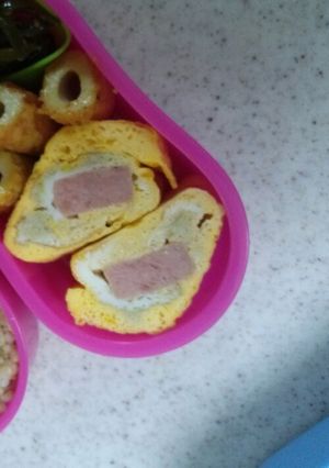 　スパム卵焼き-レシピのメイン写真