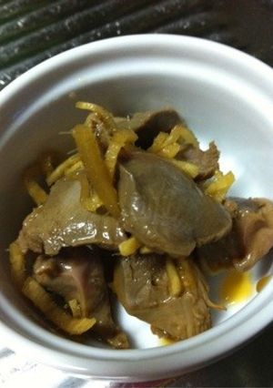 砂ずり生姜ポン酢-レシピのメイン写真