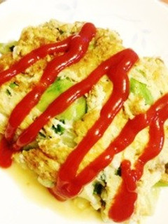 レタスのチーズオムレツ-レシピのメイン写真