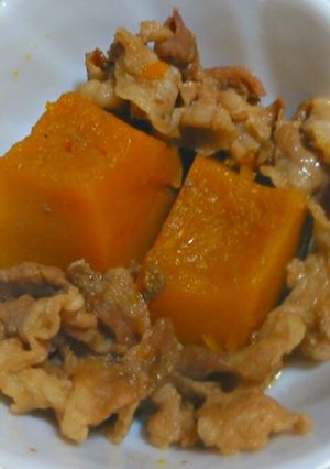 豚肉とカボチャの煮物-レシピのメイン写真