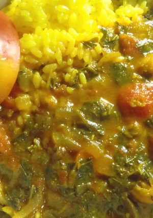 モロヘイヤとひよこ豆のインド風カレー-レシピのメイン写真