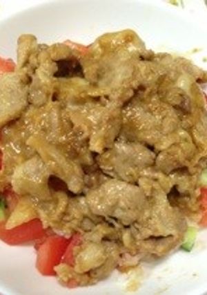 ポークライス 味噌バター風味-レシピのメイン写真
