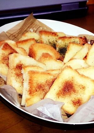 食パンラスク♪(シナモンシュガー)-レシピのメイン写真