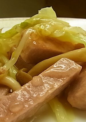 スパムで八宝菜-レシピのメイン写真