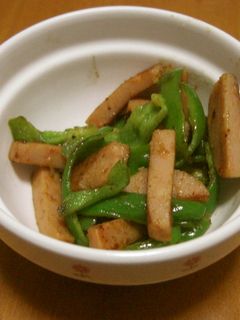 スパムとピーマン-レシピのメイン写真