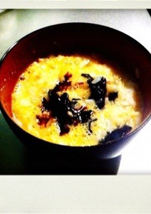 市販のおにぎりで☆簡単たまごかけごはん☆-レシピのメイン写真