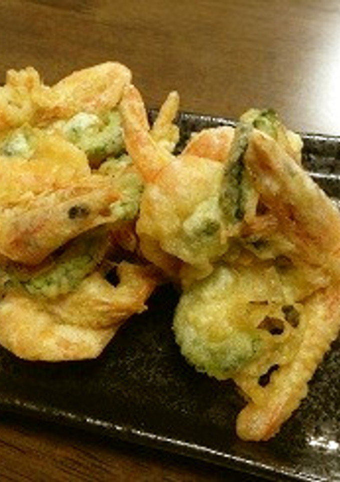 ゴーヤと小海老のかき揚げ-レシピのメイン写真