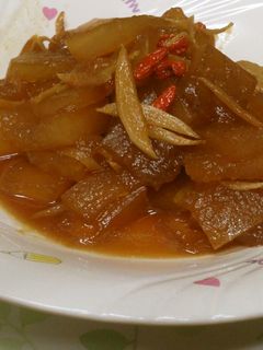 台湾家庭料理★冬瓜の醬油煮★-レシピのメイン写真