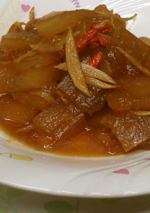 台湾家庭料理★冬瓜の醬油煮★-レシピのメイン写真