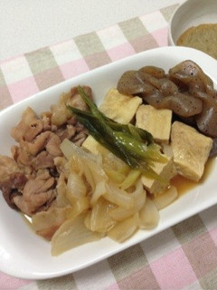冷凍豆腐で簡単すき煮-レシピのメイン写真
