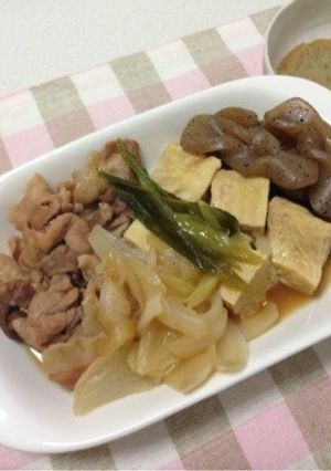 冷凍豆腐で簡単すき煮-レシピのメイン写真