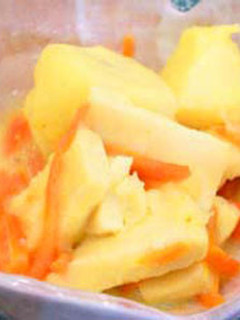 高野豆腐とじゃがいもの味噌炒め-レシピのメイン写真