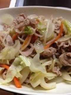 簡単!野菜炒め-レシピのメイン写真