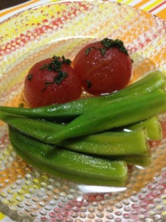 トマトとオクラのひんやり浸し。-レシピのメイン写真