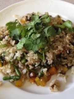 パクチー炒飯-レシピのメイン写真