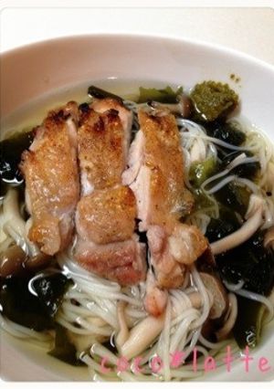 柚子胡椒チキン＊そうめん-レシピのメイン写真