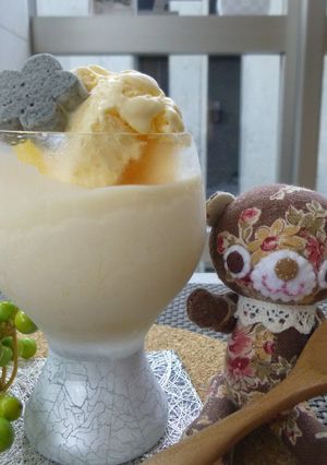 まぜるだけ☆簡単和すいーつ・白味噌あいす-レシピのメイン写真