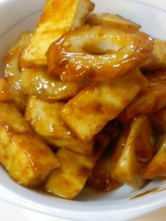 厚揚げとちくわの甘味噌炒め-レシピのメイン写真