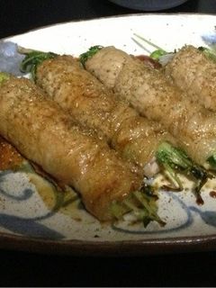 豆苗と豚バラの山椒焼き-レシピのメイン写真