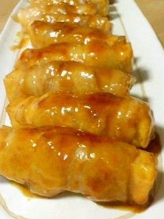 簡単☆厚揚げの豚肉巻き-レシピのメイン写真