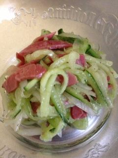 きゅうりとたまねぎの簡単サラダ-レシピのメイン写真