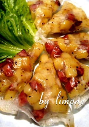 ピリッ旨!! ジャガイモの包み焼き-レシピのメイン写真