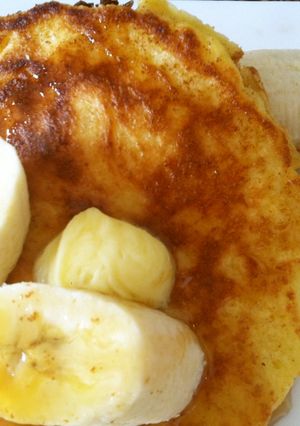 ＨＭで☆自作リコッタチーズ入りパンケーキ-レシピのメイン写真