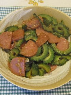 塩麹をいれてゴーヤ炒め-レシピのメイン写真