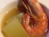 エビと冬瓜の冷製スープ