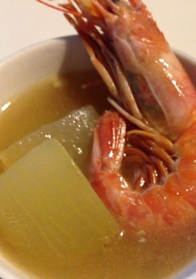エビと冬瓜の冷製スープ-レシピのメイン写真