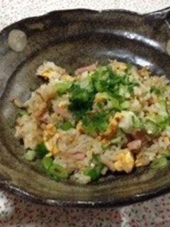オクラとミョウガの和風チャーハン-レシピのメイン写真