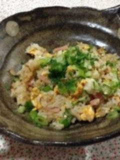 オクラとミョウガの和風チャーハン-レシピのメイン写真
