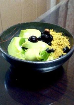 抹茶豆乳花-レシピのメイン写真