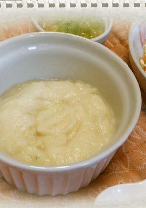 離乳食＊初期~中期　ポテト×ミルクパン粥-レシピのメイン写真