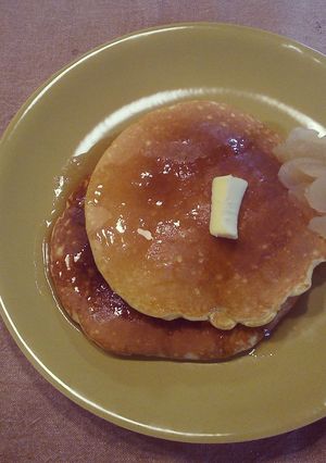 混ぜるだけ。ふっくらパンケーキ-レシピのメイン写真