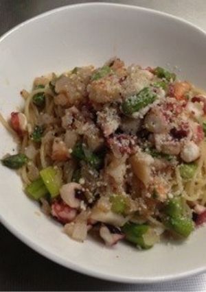 魚介のオイルパスタ-レシピのメイン写真
