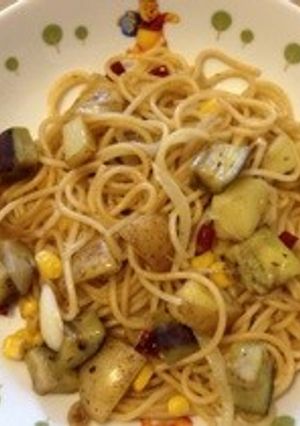 暑さに負けない茄子ジャガペペロンチーノ-レシピのメイン写真