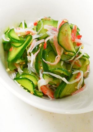 あと一品きゅうりとかにかまの中華風酢の物-レシピのメイン写真