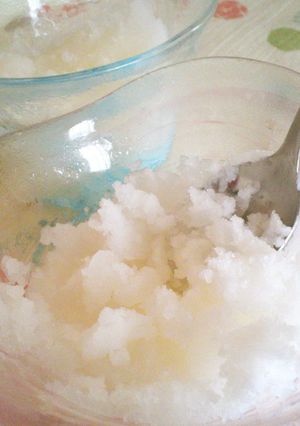 ＊まるで雪♡簡単カルピスシャーベット＊-レシピのメイン写真