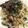 レンジで早旨!ネギ塩昆布の和風スパゲティ