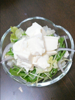 ヘルシー豆腐サラダ♪-レシピのメイン写真