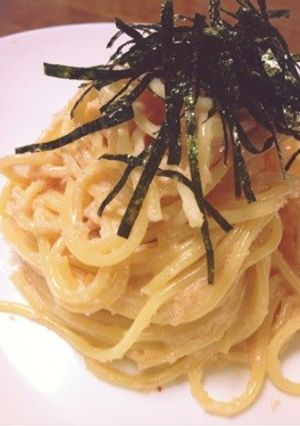 簡単！早い！明太子クリームパスタ-レシピのメイン写真