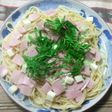 じゃが芋とアボカドのクリーム冷製パスタ