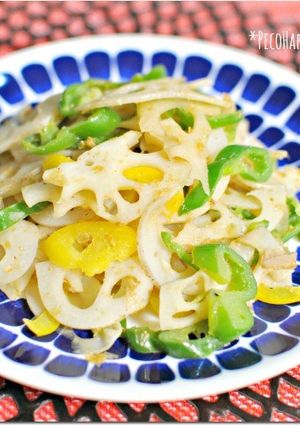 れんこんとピーマンのおかか胡麻きんぴら-レシピのメイン写真