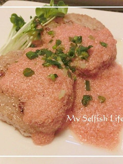*長芋のステーキ*バター明太子ソース-レシピのメイン写真