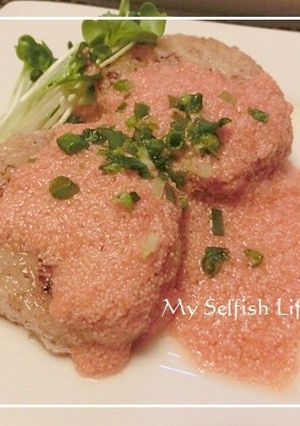 ＊長芋のステーキ＊バター明太子ソース-レシピのメイン写真