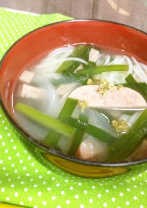 ☆スパムにゅーめん☆-レシピのメイン写真
