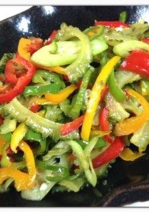 ゴーヤと夏野菜のきんぴら-レシピのメイン写真