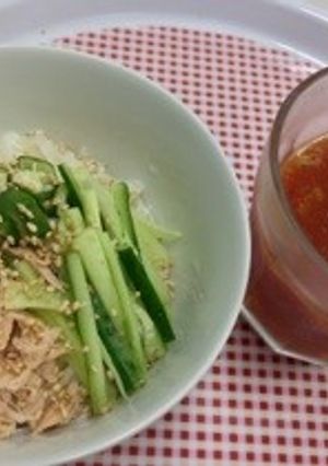 そうめん de 冷やしトマトつけ麺＊-レシピのメイン写真