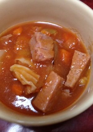 スパムのトマトスープ-レシピのメイン写真